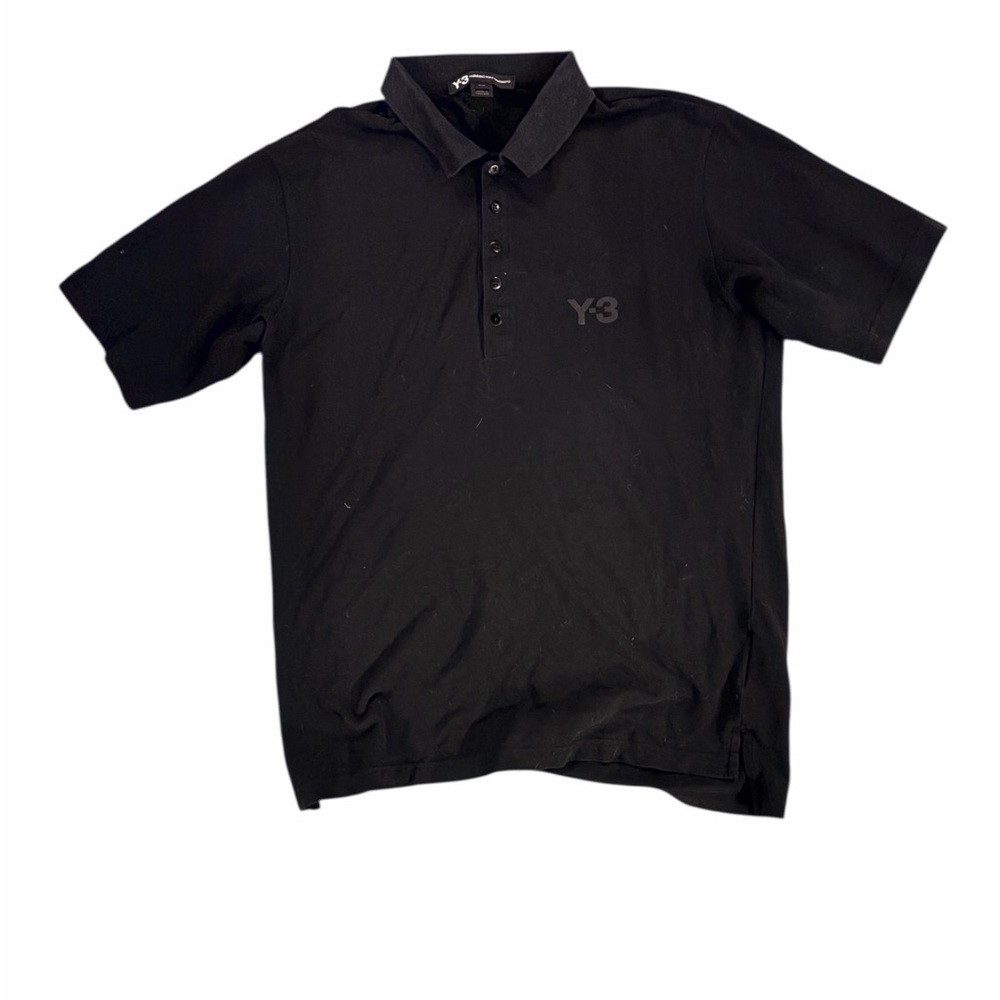 Y-3 Classic Black Polo Shirt